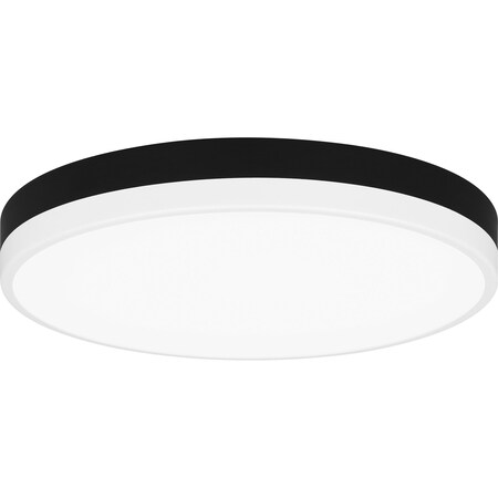 Quoizel Weldin Flush Mount Led Matte Black White WLN1615MBKW